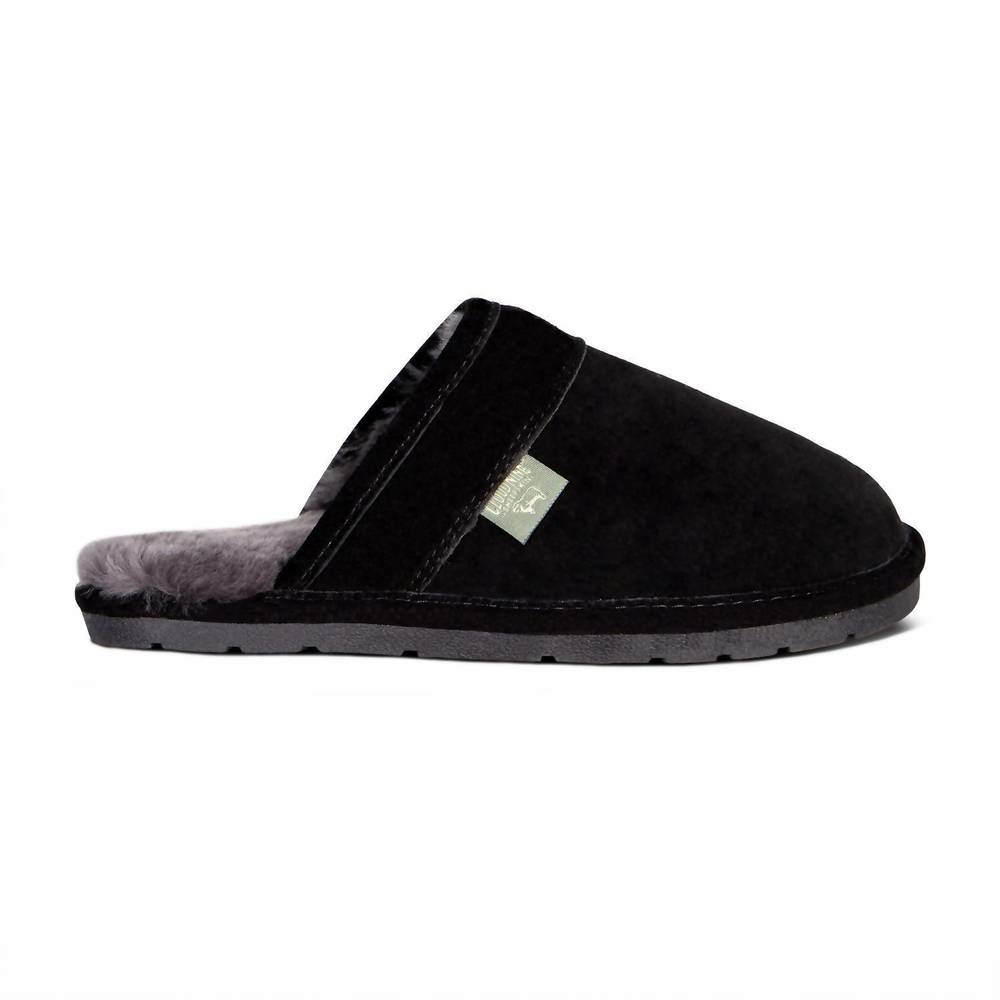 NEW CLOUD NINE men's scuff slip-on in black